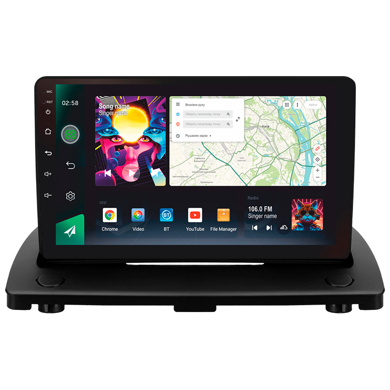 Android head unit SIGMA PRO 9464 ANDROID 12 4+64 Gb 4G DSP Volvo XC90 C (F1) 2002 - 2014 9" (L1)
