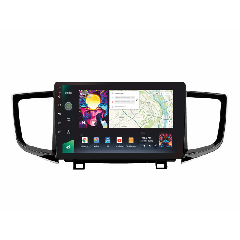 Android head unit SIGMA PRO 10464 ANDROID 12 4+64 Gb 4G DSP Honda Pilot YF6 2015-2020 10" (L1)