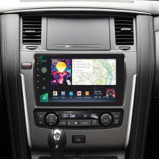Android head unit SIGMA PRO 10464 ANDROID 12 4+64 Gb 4G DSP Nissan Patrol 6 Y62 2010-2020 (F2) 10"