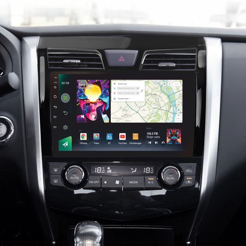 Android head unit SIGMA PRO 10464 ANDROID 12 4+64 Gb 4G DSP Nissan Teana J33 2013-2015 (C) 10"