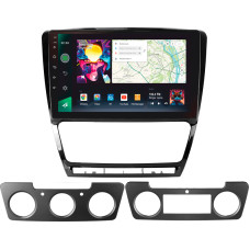 Android head unit SIGMA PRO 10464 ANDROID 12 4+64 Gb 4G DSP Skoda Octavia 2 A5 2008-2013 10" black