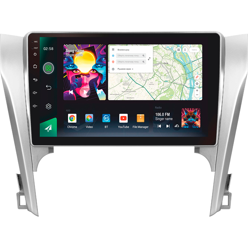 Android head unit SIGMA PRO 10464 ANDROID 12 4+64 Gb 4G DSP Toyota Camry 7 XV 50 55 2011-2014 (A) 10"