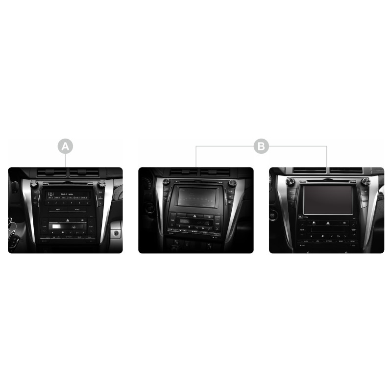 Android head unit SIGMA PRO 10464 ANDROID 12 4+64 Gb 4G DSP Toyota Camry 7 XV 50 55 2014-2017 (A) 10"