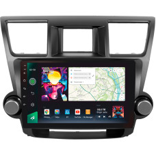 Android head unit SIGMA PRO 10464 ANDROID 12 4+64 Gb 4G DSP Toyota Highlander 2 XU40 2007-2013 (F1) 10"