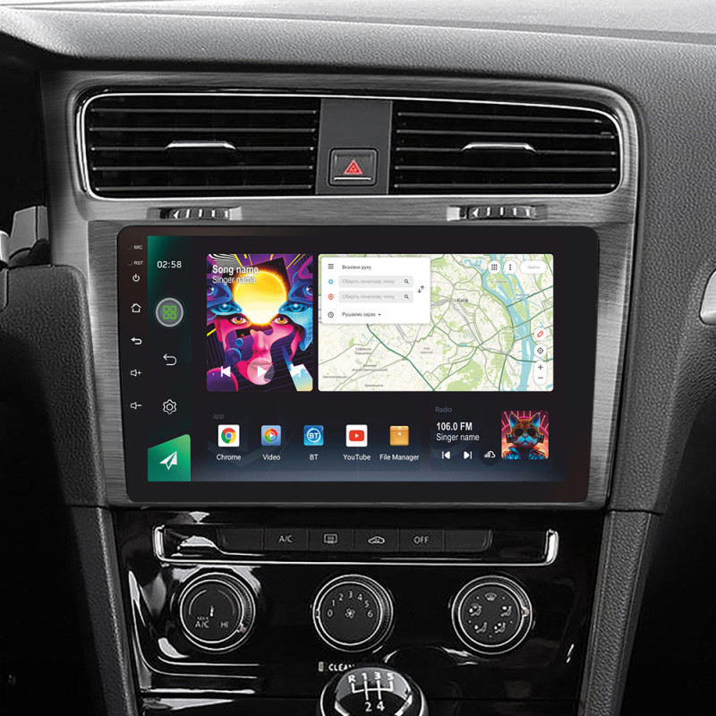 Android head unit SIGMA PRO 10464 ANDROID 12 4+64 Gb 4G DSP Volkswagen Golf 7 MK7 (F1) 2012-2020 10"