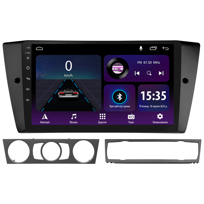Android head unit SIGMA E9232 ANDROID 10 2+32 Gb BMW 3 E90 E91 E92 E93 2005-2013 9"
