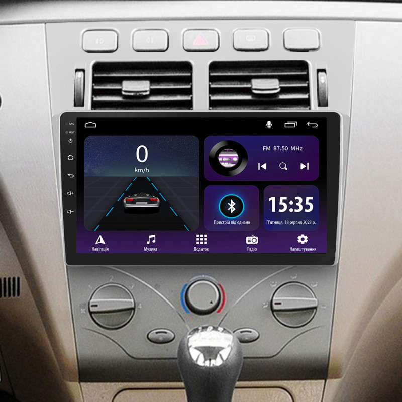 Android head unit SIGMA E9232 ANDROID 10 2+32 Gb Chery Fora A5 A21 2006-2010 Cowin 3 A21 2010-2011 Vortex Estina 2008-2012 9"