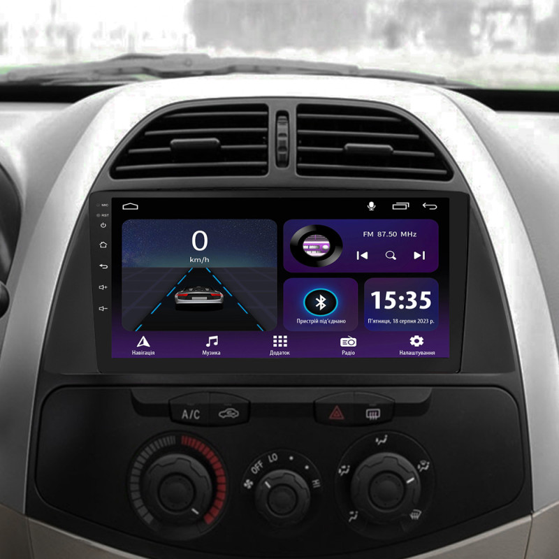 Android head unit SIGMA E9232 ANDROID 10 2+32 Gb Chery Tiggo T11 1 2005 - 2013 9"