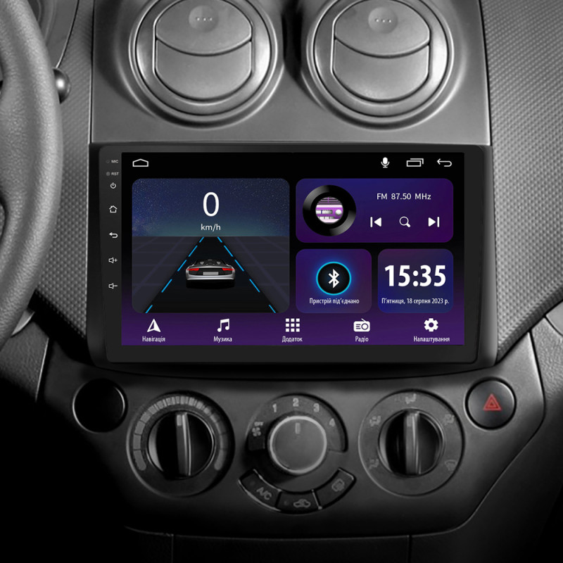 Android head unit SIGMA E9232 ANDROID 10 2+32 Gb Chevrolet Aveo T250 2006-2012 Nexia 1 2020-2022 9"
