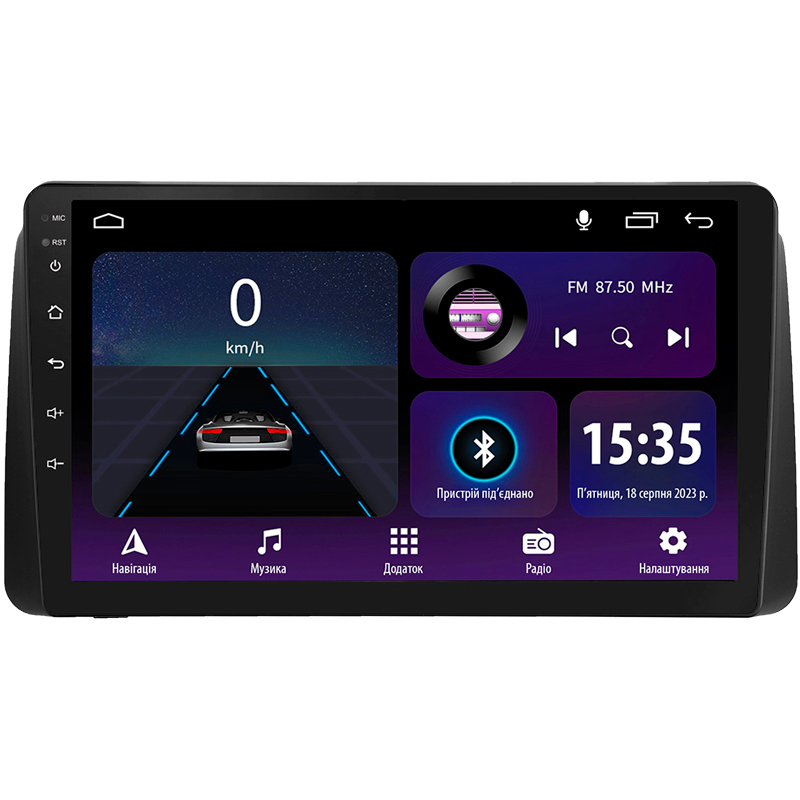 Android head unit SIGMA E9232 ANDROID 10 2+32 Gb Chrysler Grand Voyager 5 2011-2015 9" (L1)