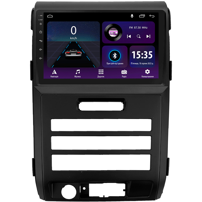 Android head unit SIGMA E9232 ANDROID 10 2+32 Gb Ford F150 P415 Raptor 2008-2014 (F1) 9" (L2)