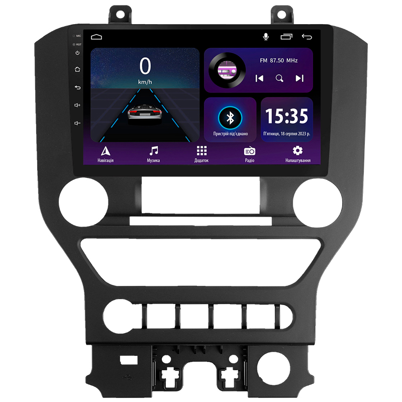 Stacja głośnikowa SIGMA E9232 ANDROID 10 2+32 GB Ford Mustang VI S550 (F2) 2014–2023, 9