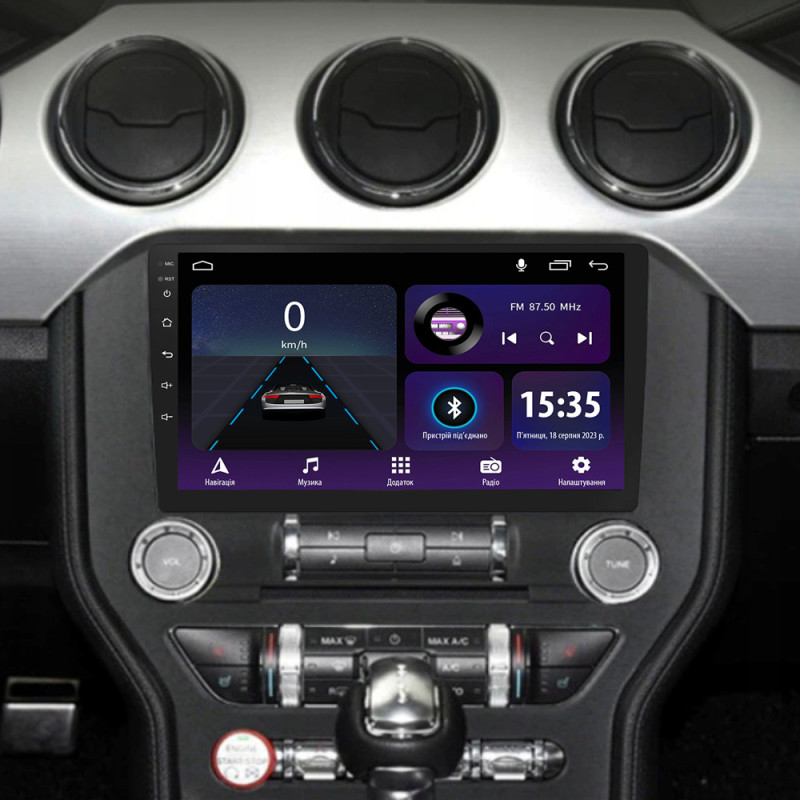 Stacja głośnikowa SIGMA E9232 ANDROID 10 2+32 GB Ford Mustang VI S550 (F2) 2014–2023, 9