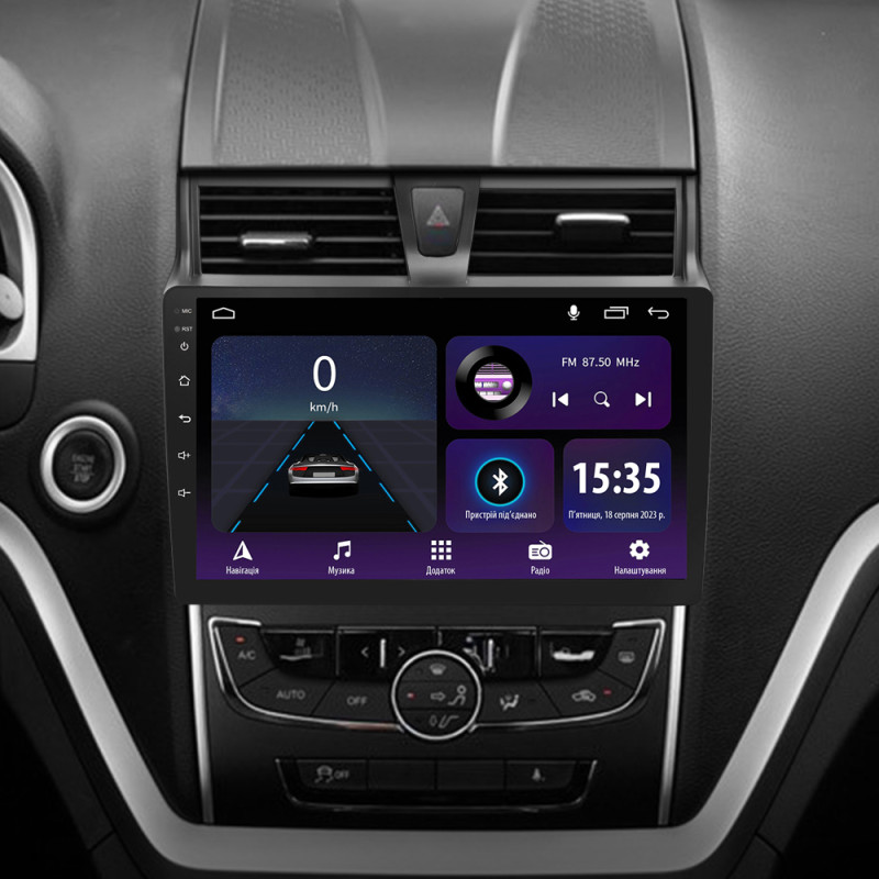 Android head unit SIGMA E9232 ANDROID 10 2+32 Gb Geely Emgrand EC7 1 2016-2018 9"