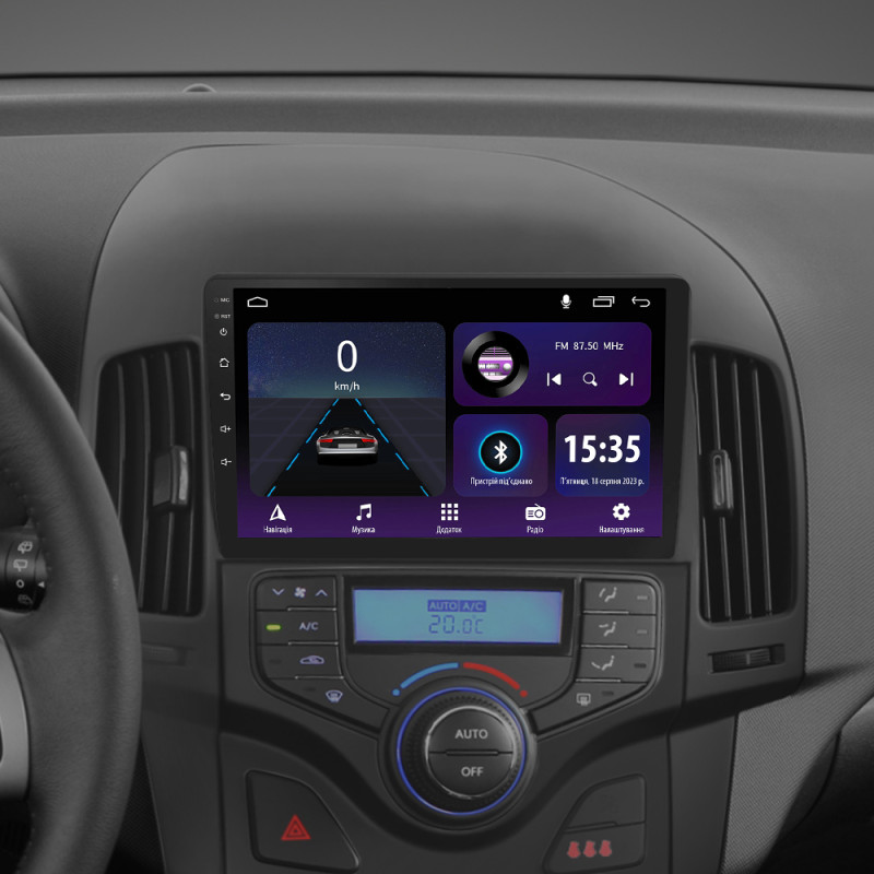 Android head unit SIGMA E9232 ANDROID 10 2+32 Gb Hyundai i30 1 FD 2007-2012 (F2) 9"
