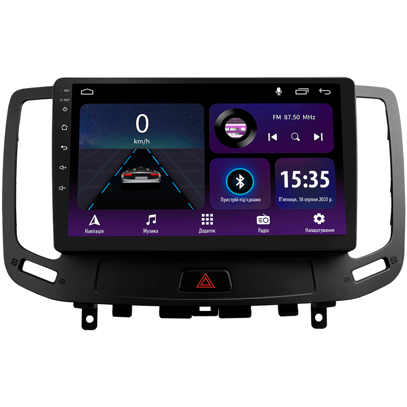 Android head unit SIGMA E9232 ANDROID 10 2+32 Gb Infiniti G4 G25 G35 G37 2006-2013 9" (L3)