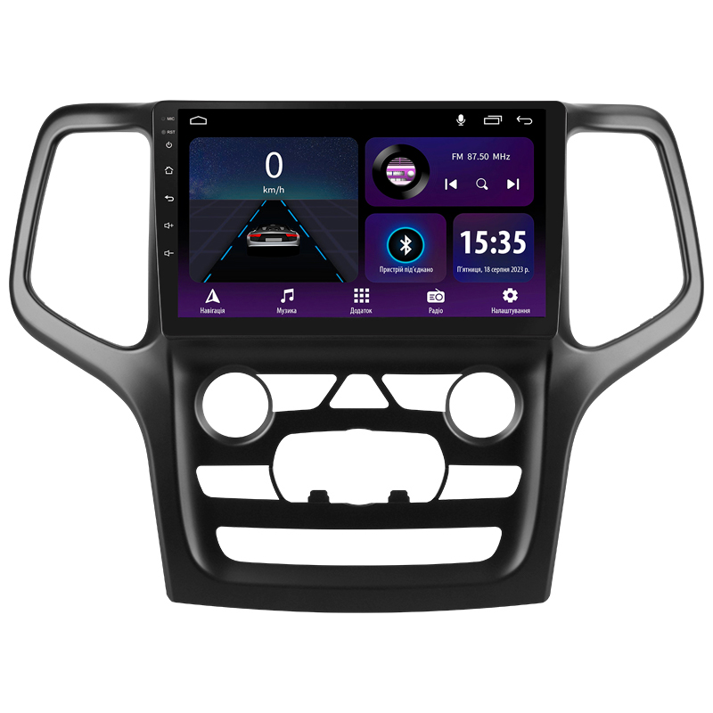 Android head unit SIGMA E9232 ANDROID 10 2+32 Gb Jeep Grand Cherokee WK2 2013-2020 (F2) 9" (L1)