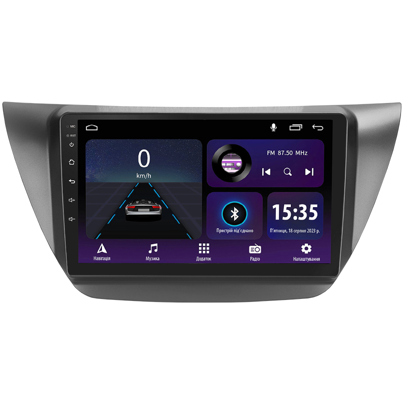 Android head unit SIGMA E9232 ANDROID 10 2+32 Gb Mitsubishi Lancer 9 CS 2000-2010 9"