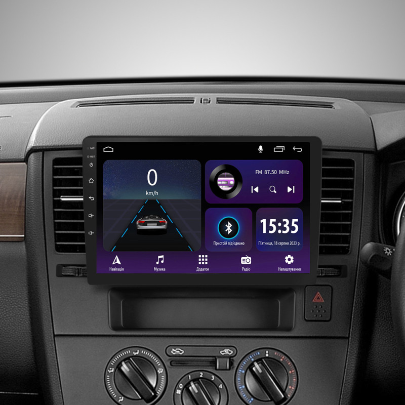 Android head unit SIGMA E9232 ANDROID 10 2+32 Gb Nissan Tiida C11 2004-2013 (F1) 9"