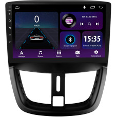 Android head unit SIGMA E9232 ANDROID 10 2+32 Gb Peugeot 207 2006-2015 9"