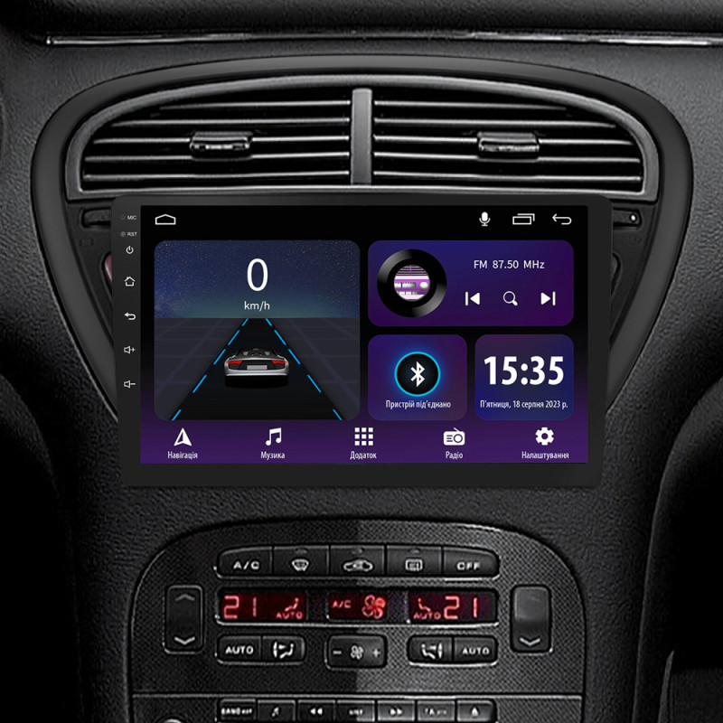 Android head unit SIGMA E9232 ANDROID 10 2+32 Gb Peugeot 607 2004-2010 9" (L1)