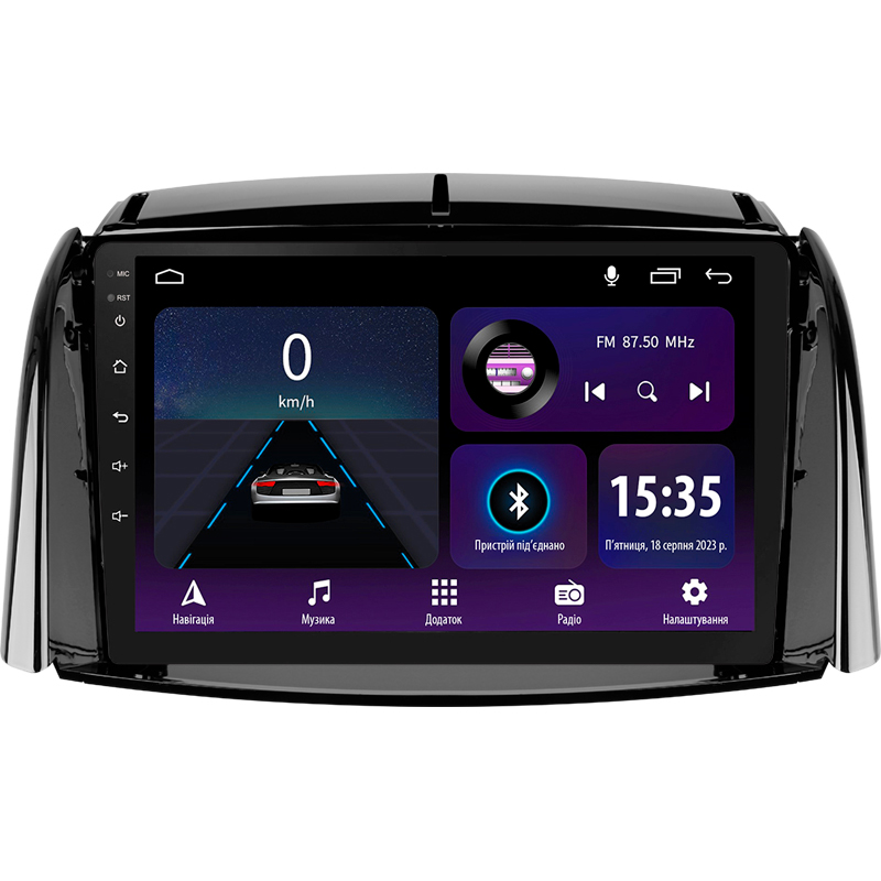 Android head unit SIGMA E9232 ANDROID 10 2+32 Gb Renault Koleos 2008 - 2016 (B) 9" (L1)