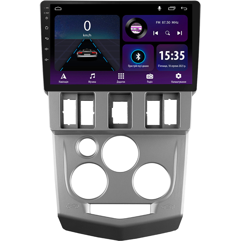 Android head unit SIGMA E9232 ANDROID 10 2+32 Gb Renault Logan 1 2004-2009 9"
