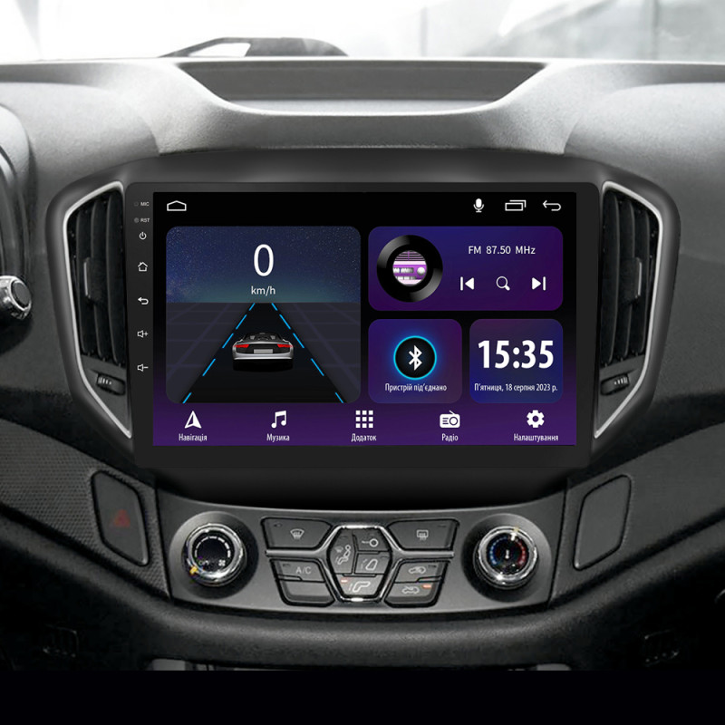 Android head unit SIGMA E10232 ANDROID 10 2+32 Gb Chery Tiggo 5 2014 - 2018 10"