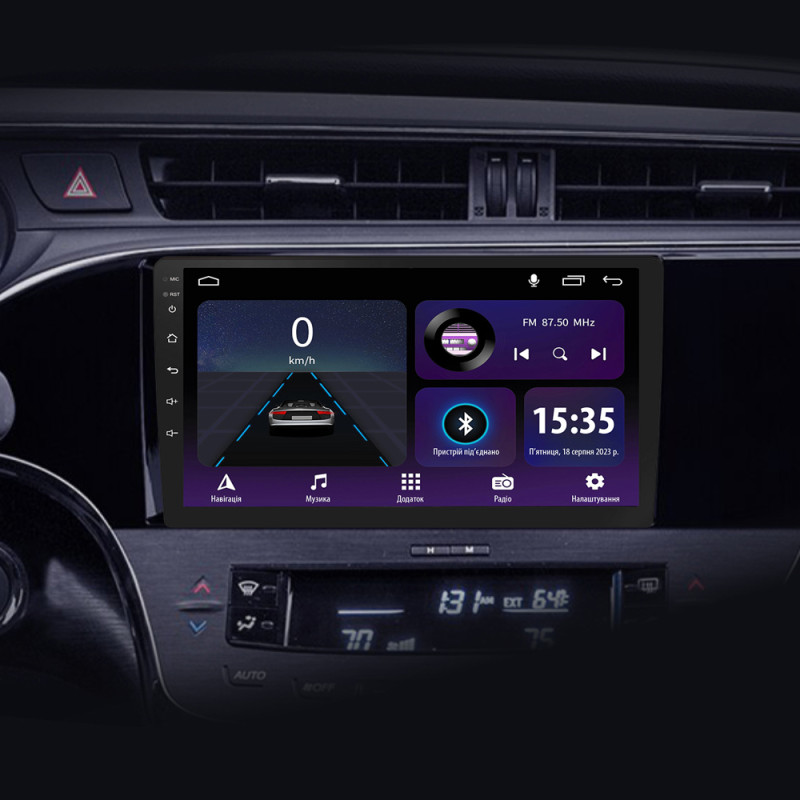 Android head unit SIGMA E9232 ANDROID 10 2+32 Gb Toyota Avalon 4 IV XX40 2012 - 2018 9" (L1)