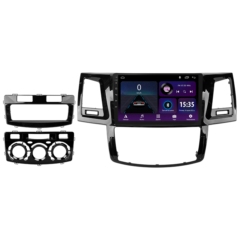 Android head unit SIGMA E9232 ANDROID 10 2+32 Gb Toyota Fortuner 1 AN50 AN60 HILUX Revo Vigo (F2) 2005-2007 9"