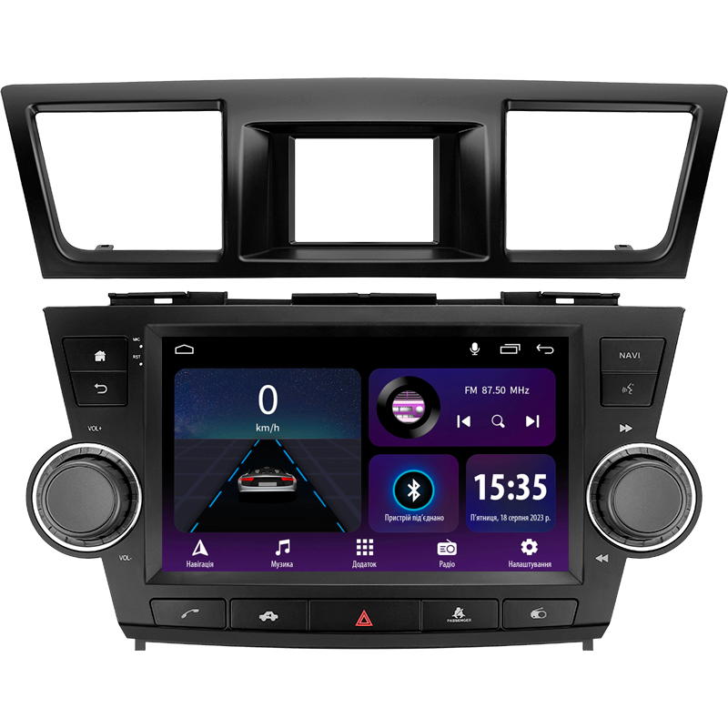 Android head unit SIGMA E9232 ANDROID 10 2+32 Gb Toyota Highlander 2 XU40 2007-2013 (F3) 9" (L2)