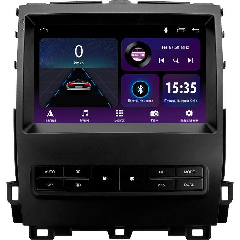 Android head unit SIGMA E9232 ANDROID 10 2+32 Gb Toyota Land Cruiser Prado 120 For Lexus GX470 GX 470 J120 2004-2009 (F2) 9" (L3)