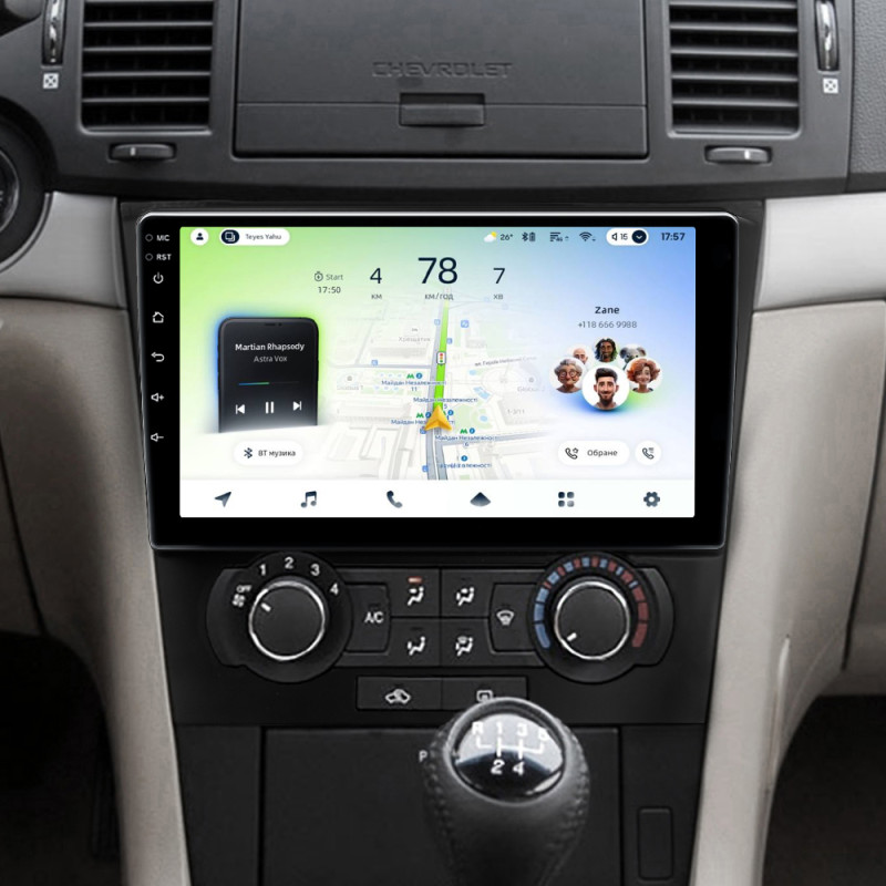 Fest eingebaute Magnetophon Teyes CC4L 4+64 GB Chevrolet Epica 1 (2006–2012) 9