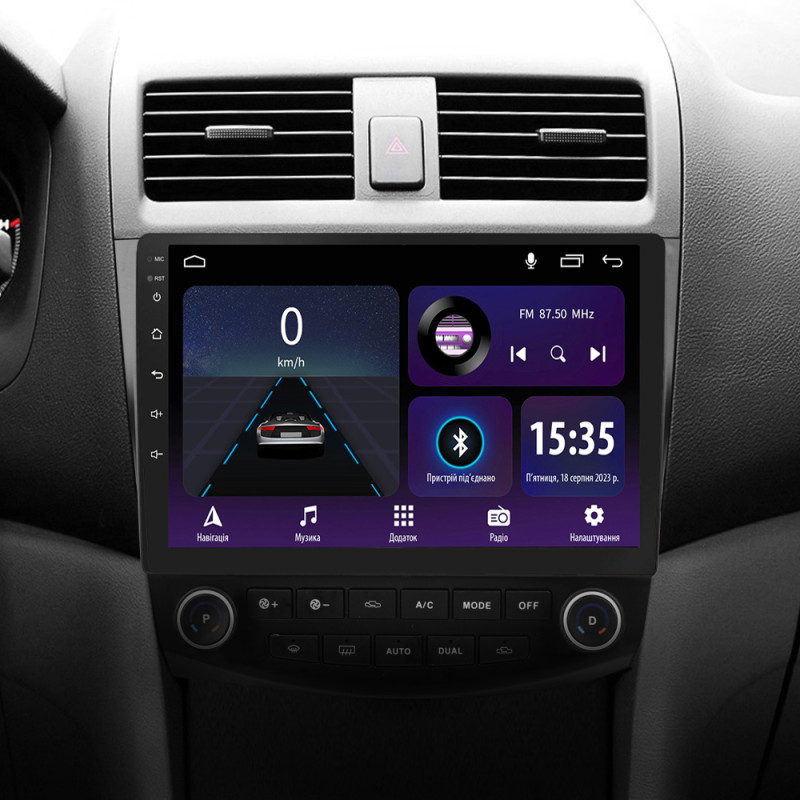 Android head unit SIGMA E10232 ANDROID 10 2+32 Gb Honda Accord 7 CM UC CL (F2) 2002-2008 10" (L1)