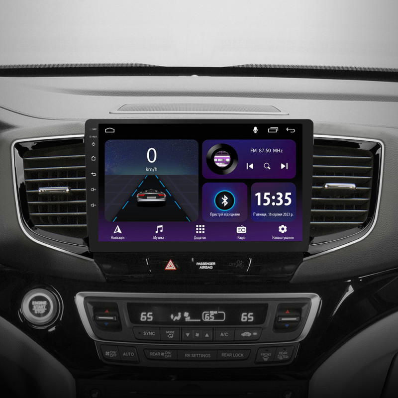 Android head unit SIGMA E10232 ANDROID 10 2+32 Gb Honda Pilot YF6 2015-2020 10" (L1)
