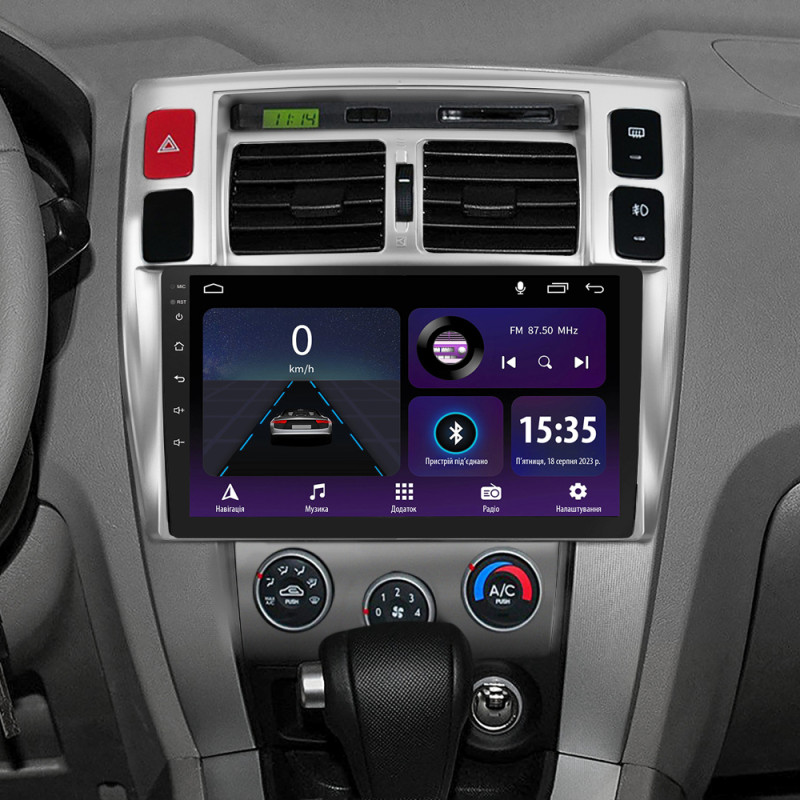 Android head unit SIGMA E10232 ANDROID 10 2+32 Gb Hyundai Tucson 1 2004-2009 10"