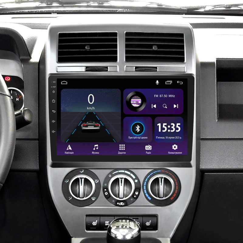 Android head unit SIGMA E10232 ANDROID 10 2+32 Gb Jeep Compass 1 MK 2006-2010 10"