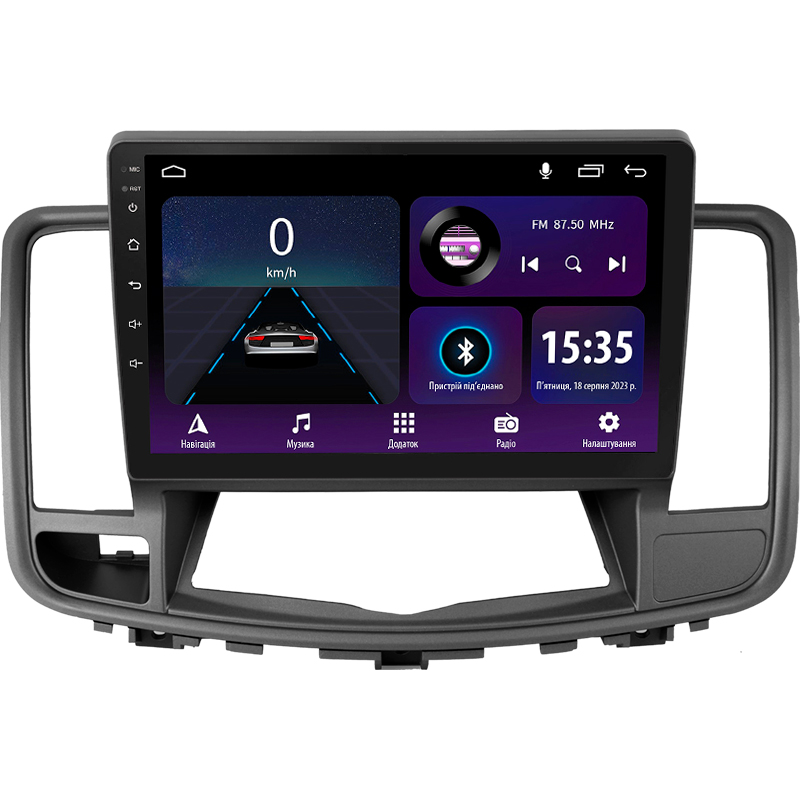 Android head unit SIGMA E10232 ANDROID 10 2+32 Gb Nissan Teana J32 2008-2013 (A) 10"