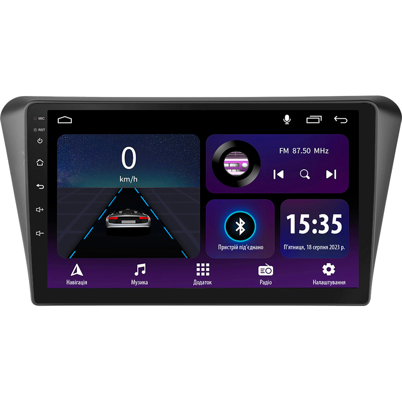 Android head unit SIGMA E10232 ANDROID 10 2+32 Gb Peugeot 408 2014-2018 10"