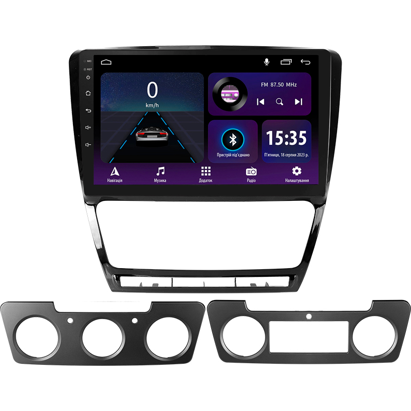 Android head unit SIGMA E10232 ANDROID 10 2+32 Gb Skoda Octavia 2 A5 2008-2013 10" black