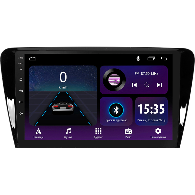 Android head unit SIGMA E10232 ANDROID 10 2+32 Gb Skoda Octavia 3 A7 2013-2018 (B) 10"