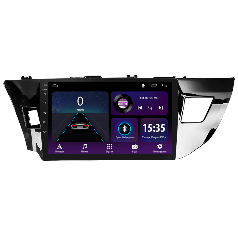 Android head unit SIGMA E10232 ANDROID 10 2+32 Gb Toyota Corolla 11 2012-2016 (B) 10"