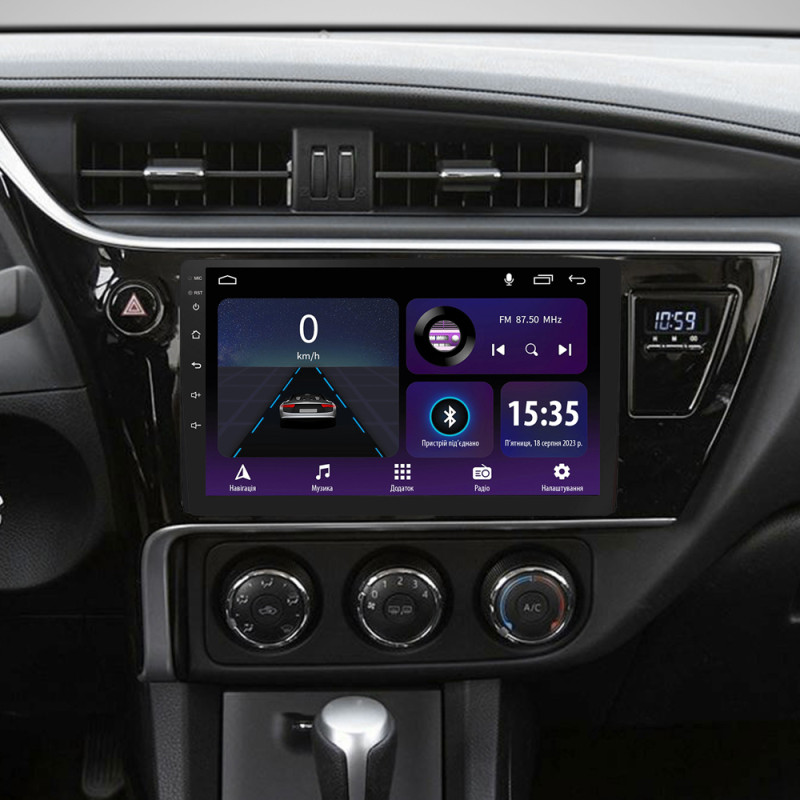 Android head unit SIGMA E10232 ANDROID 10 2+32 Gb Toyota Corolla 11 2017-2018 10"