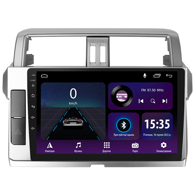 Android head unit SIGMA E10232 ANDROID 10 2+32 Gb Toyota Land Cruiser Prado 150 2013-2017 10"