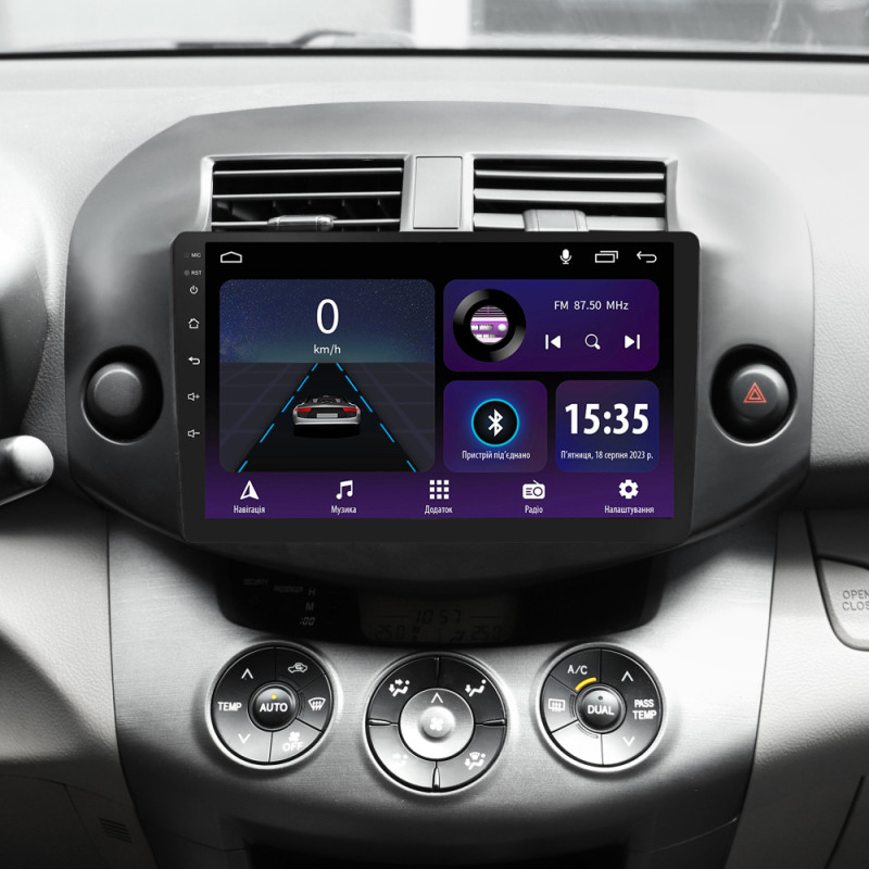 Android head unit SIGMA E10232 ANDROID 10 2+32 Gb Toyota RAV4 3 XA30 (F2) 2005-2013 10"