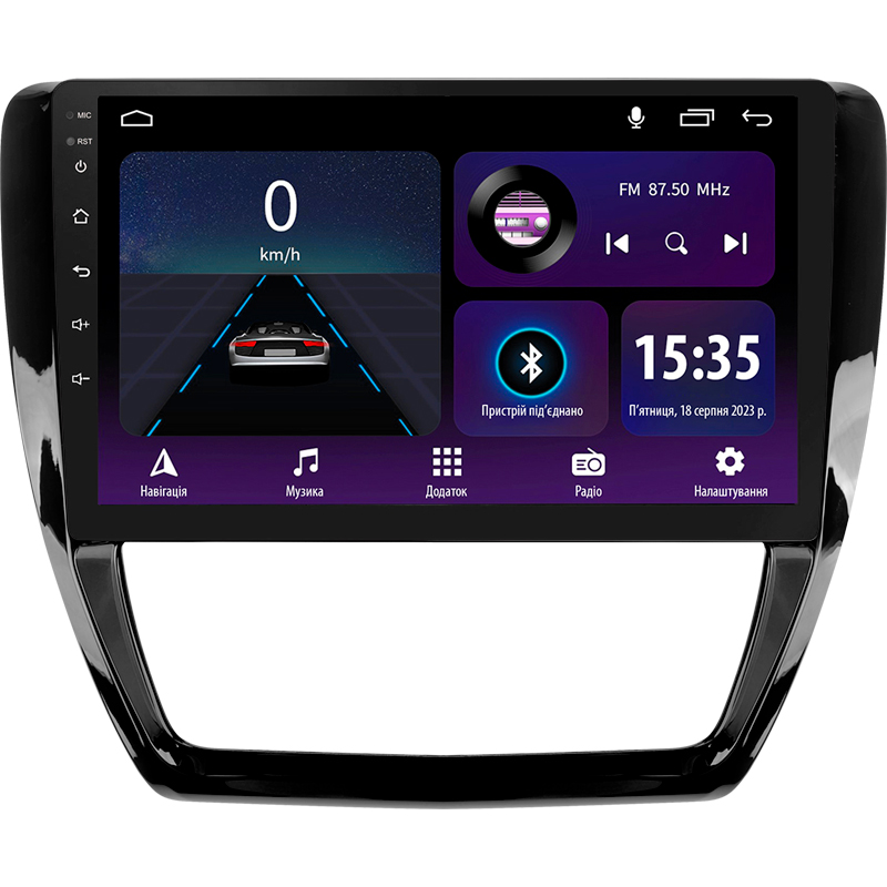 Android head unit SIGMA E10232 ANDROID 10 2+32 Gb Volkswagen Jetta 6 2011-2018 10"