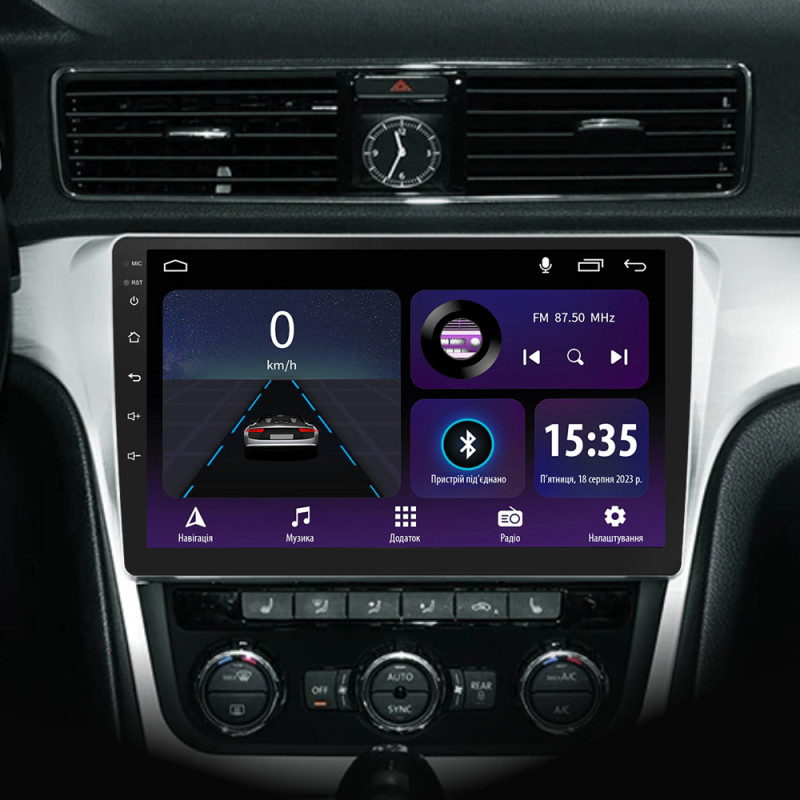 Android head unit SIGMA E10232 ANDROID 10 2+32 Gb Volkswagen Passat 7 B7 NMS 2015-2018 (F2) 10"