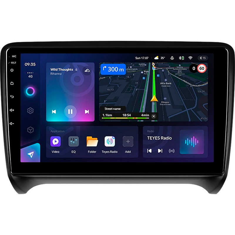 Android head unit Teyes CC3L 4+32 Gb Audi TT 2 8J 2006-2014 9"