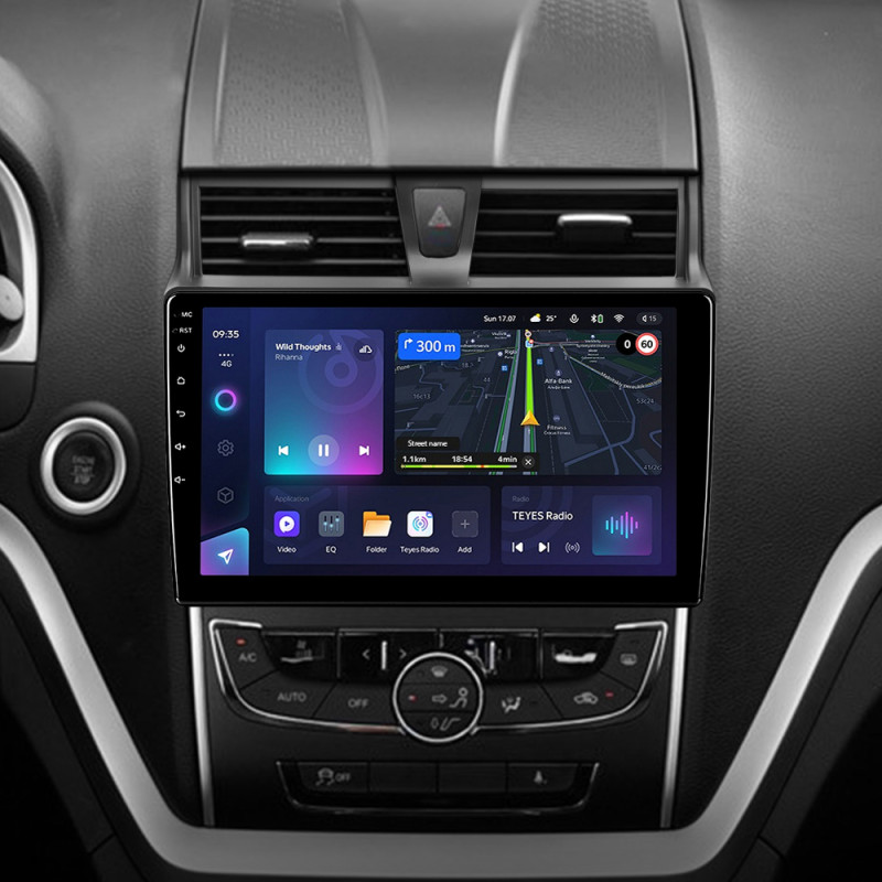 Android head unit Teyes CC3L 4+32 Gb Geely Emgrand EC7 1 2016-2018 9"