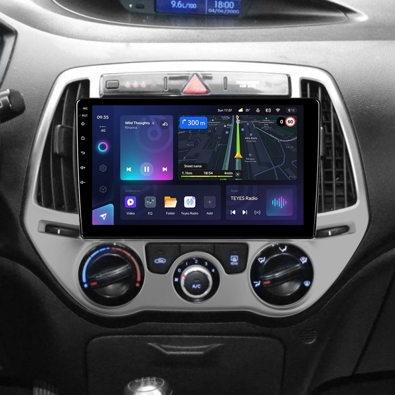 Android head unit Teyes CC3L 4+32 Gb Hyundai i20 2 2012-2014 9"